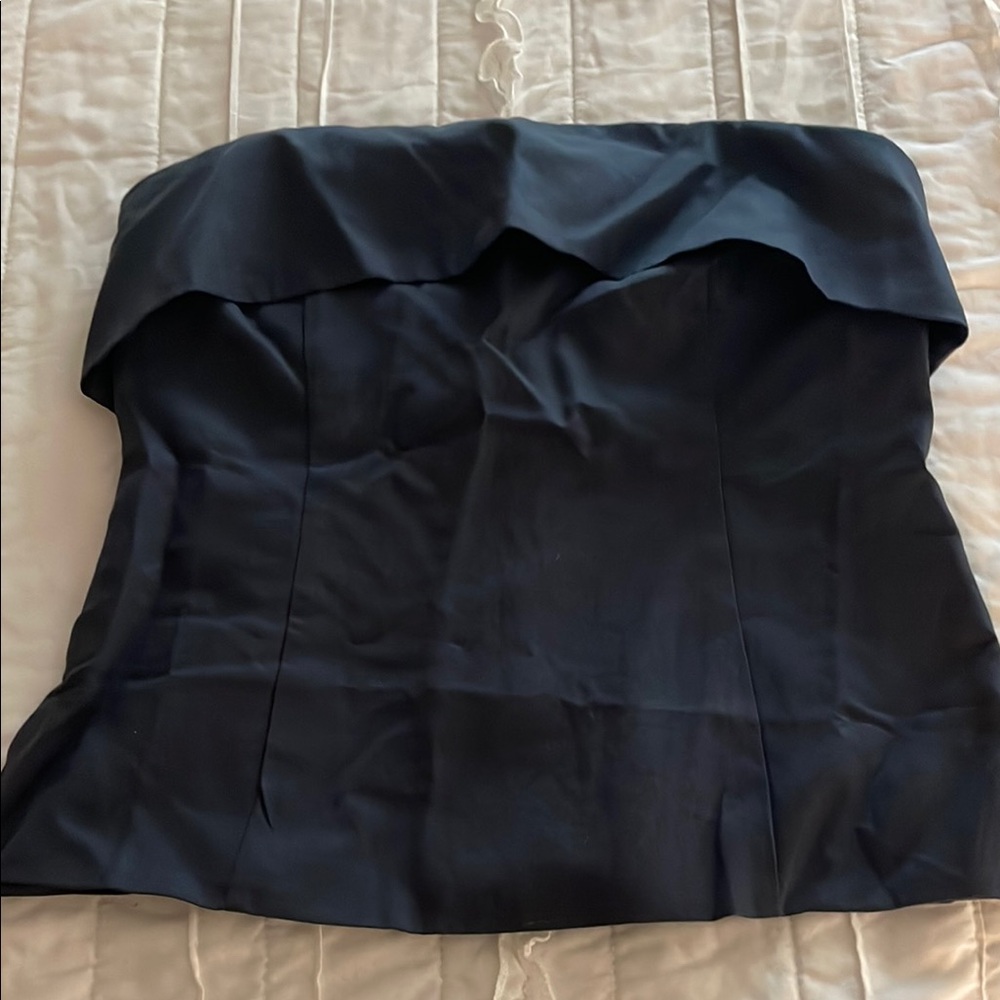 LOFT Black Strapless Top